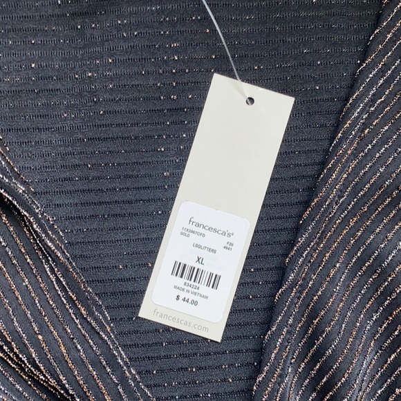 New with tags sparkly shirt- Francescas - Picture 3 of 3